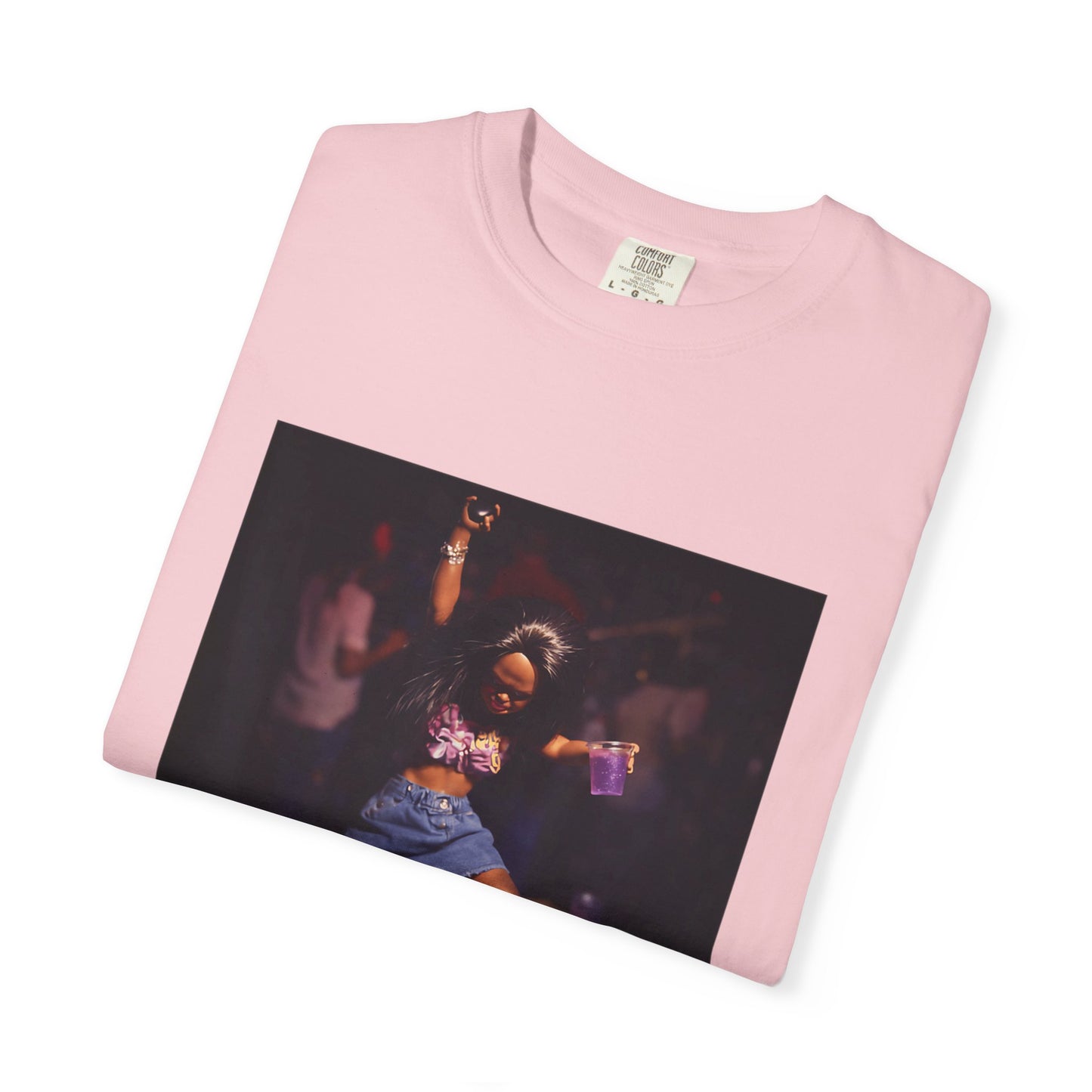 T-Shirt — Vintage Dance Floor Photo Tee (Party Night Print)