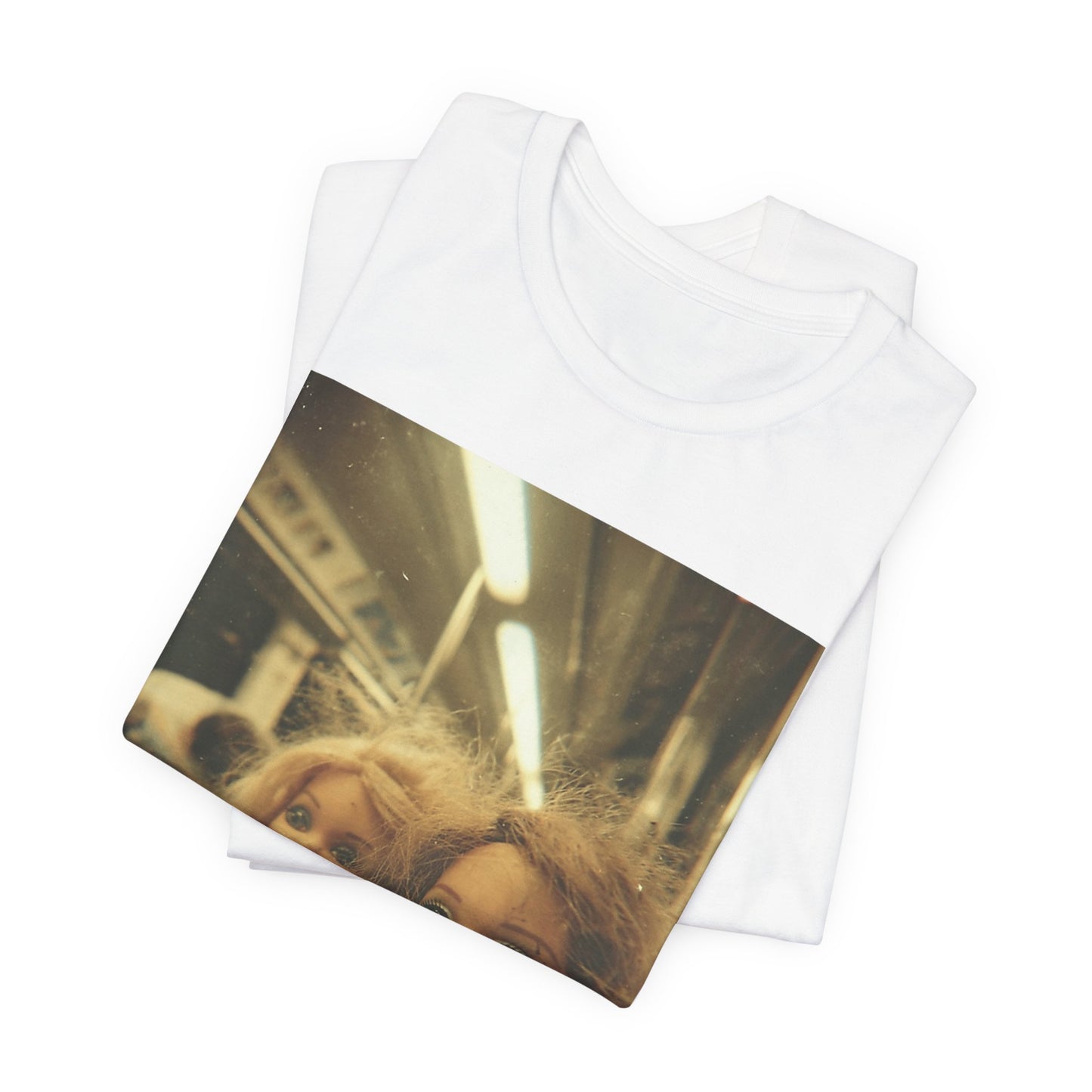 T-Shirt — Vintage Grunge Barbie Dolls Photo Tee