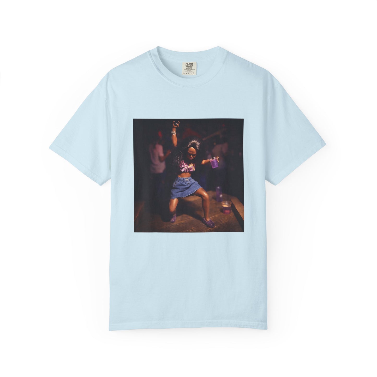 T-Shirt — Vintage Dance Floor Photo Tee (Party Night Print)