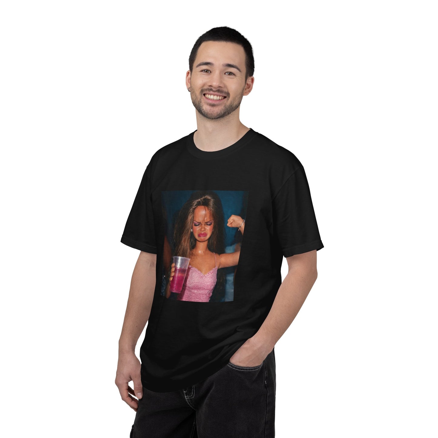 Graphic T-Shirt — Party Vibes Photo Print Tee