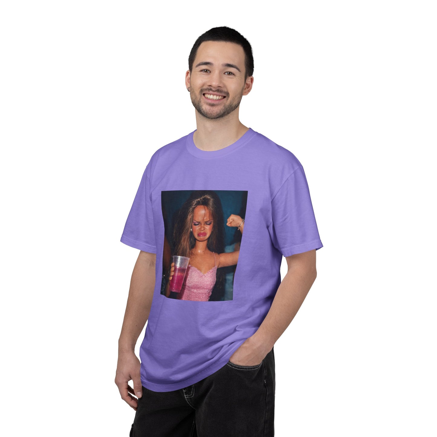 Graphic T-Shirt — Party Vibes Photo Print Tee