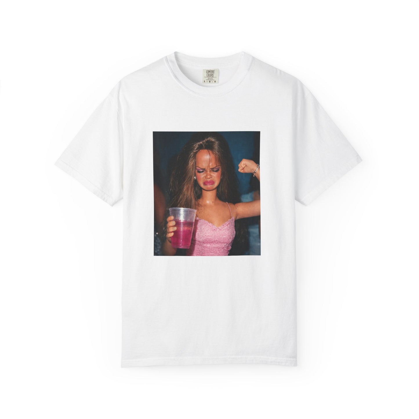 Graphic T-Shirt — Party Vibes Photo Print Tee
