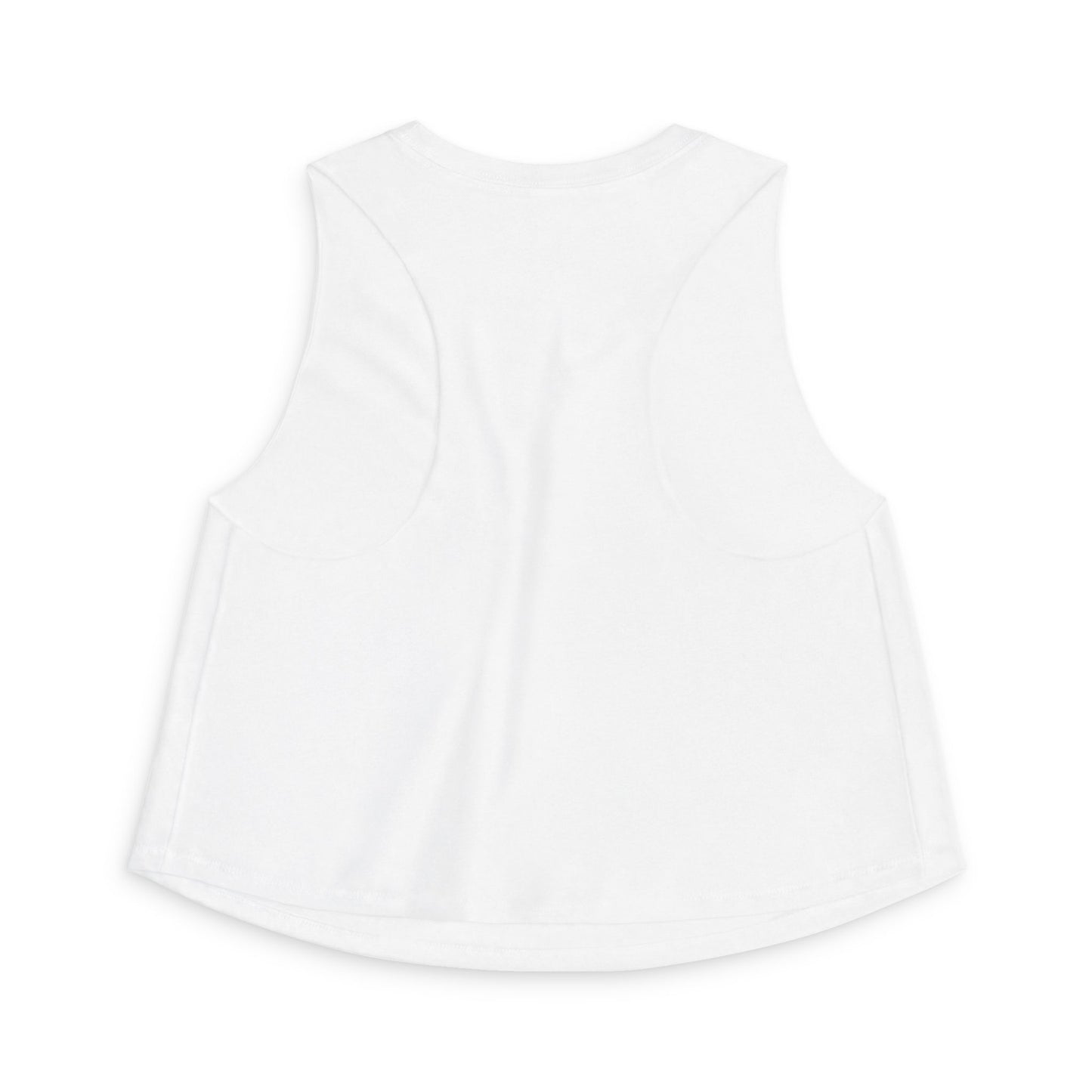 Crop Top — Funny Doll Face Graphic Women's Tank