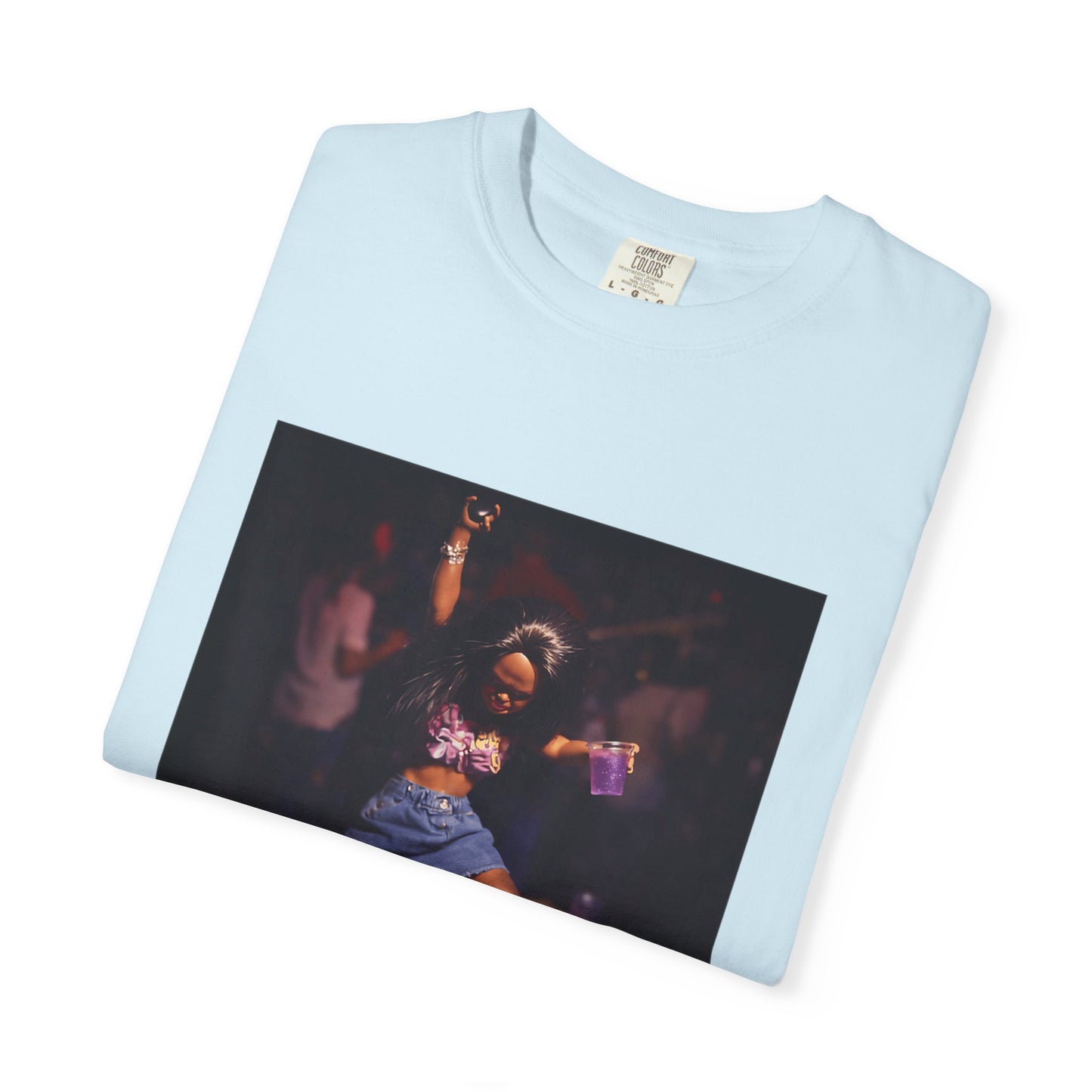 T-Shirt — Vintage Dance Floor Photo Tee (Party Night Print)