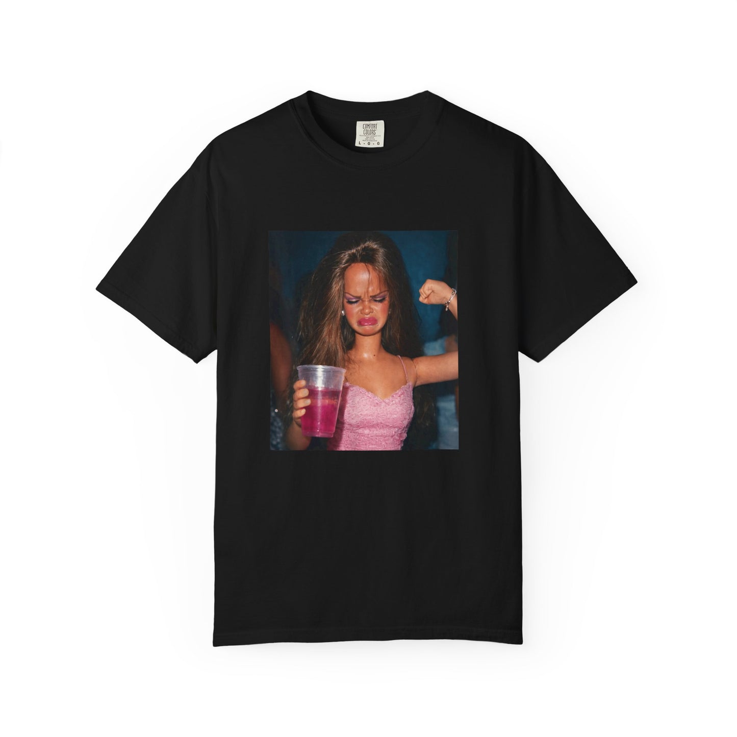 Graphic T-Shirt — Party Vibes Photo Print Tee