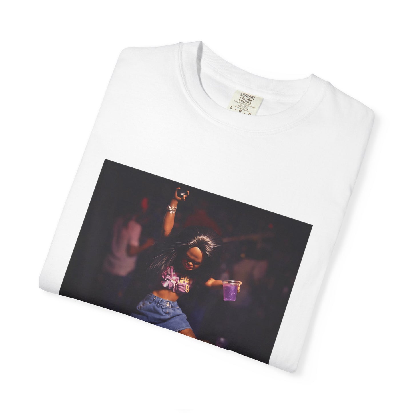 T-Shirt — Vintage Dance Floor Photo Tee (Party Night Print)