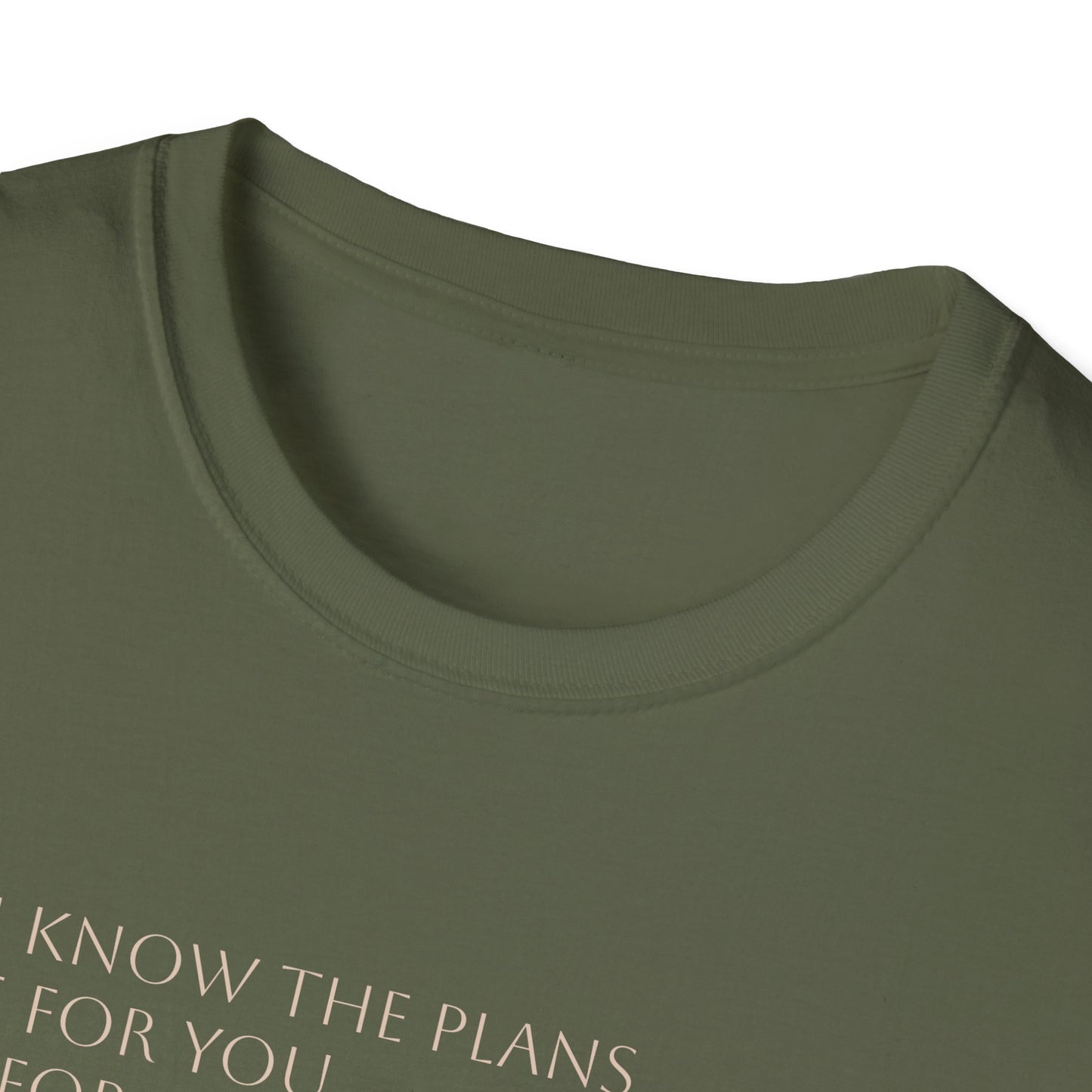 Virgin Mary Floral Back Tee — Jeremiah 29:11 Scripture Prayer T-Shirt
