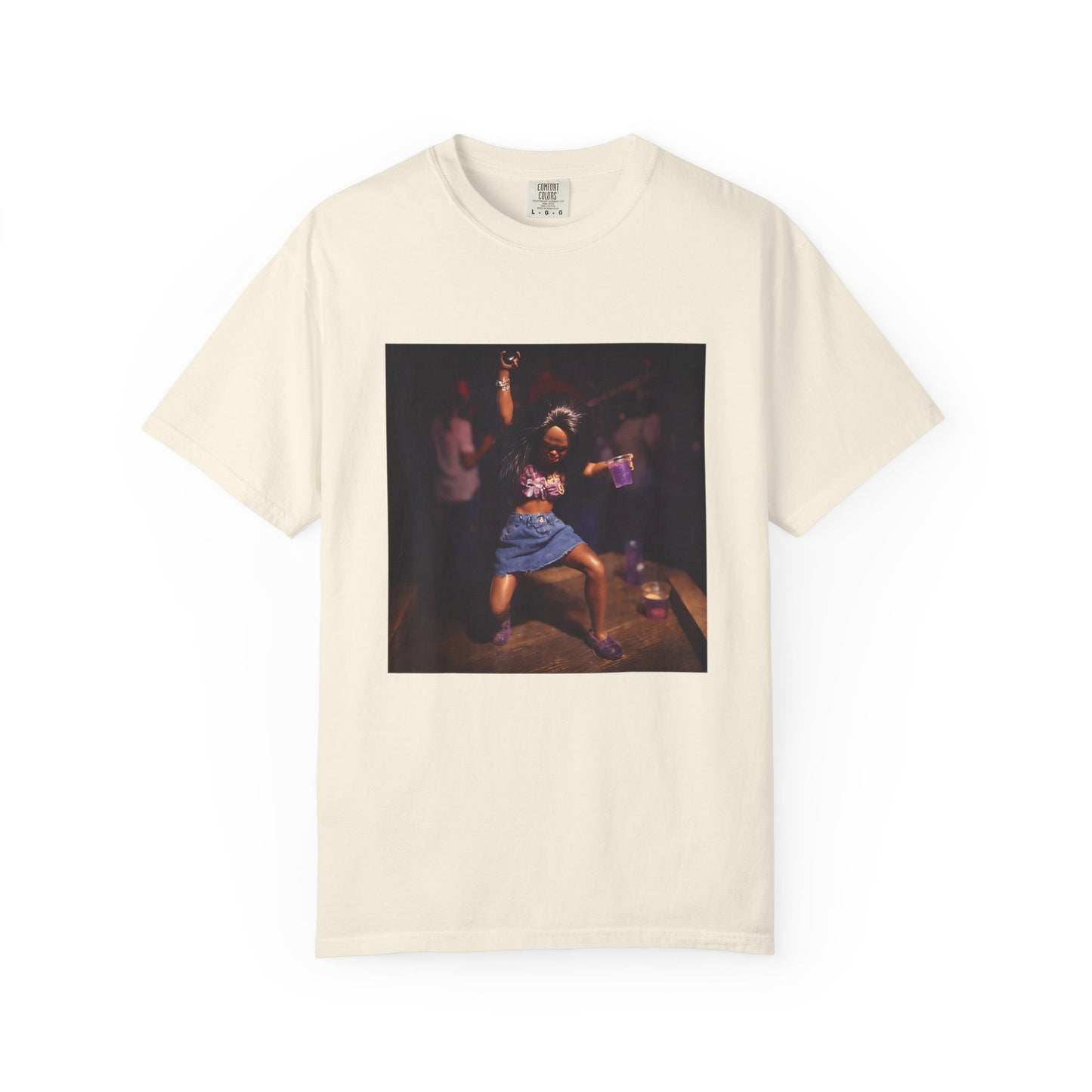 T-Shirt — Vintage Dance Floor Photo Tee (Party Night Print)