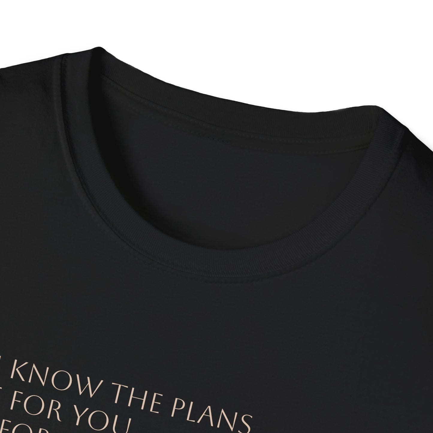 Virgin Mary Floral Back Tee — Jeremiah 29:11 Scripture Prayer T-Shirt