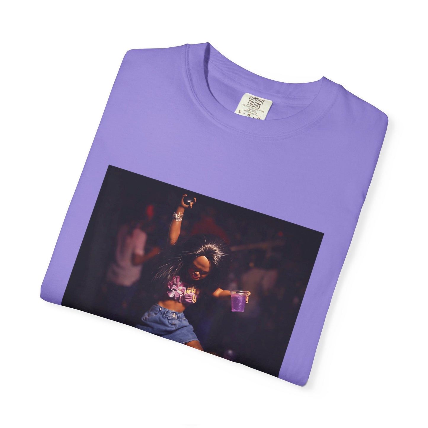 T-Shirt — Vintage Dance Floor Photo Tee (Party Night Print)