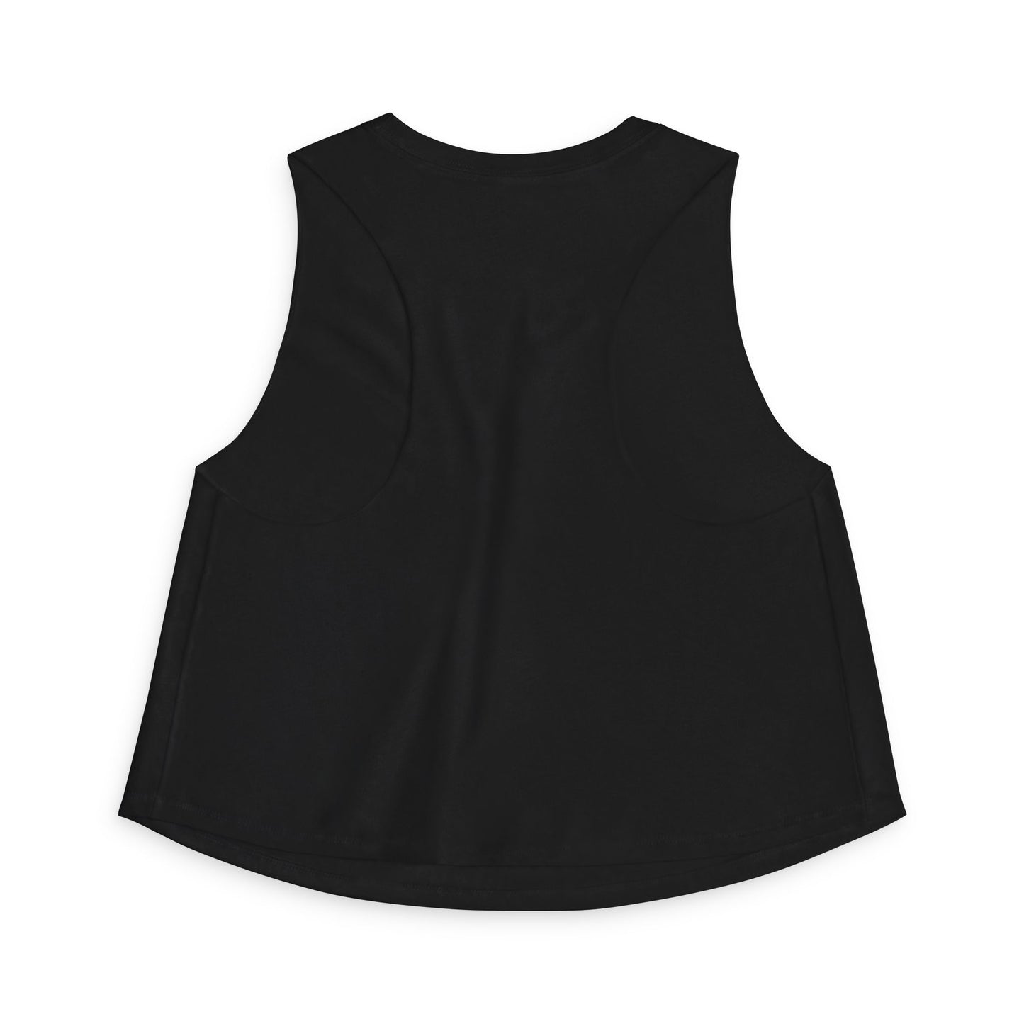 Crop Top — Funny Doll Face Graphic Women's Tank