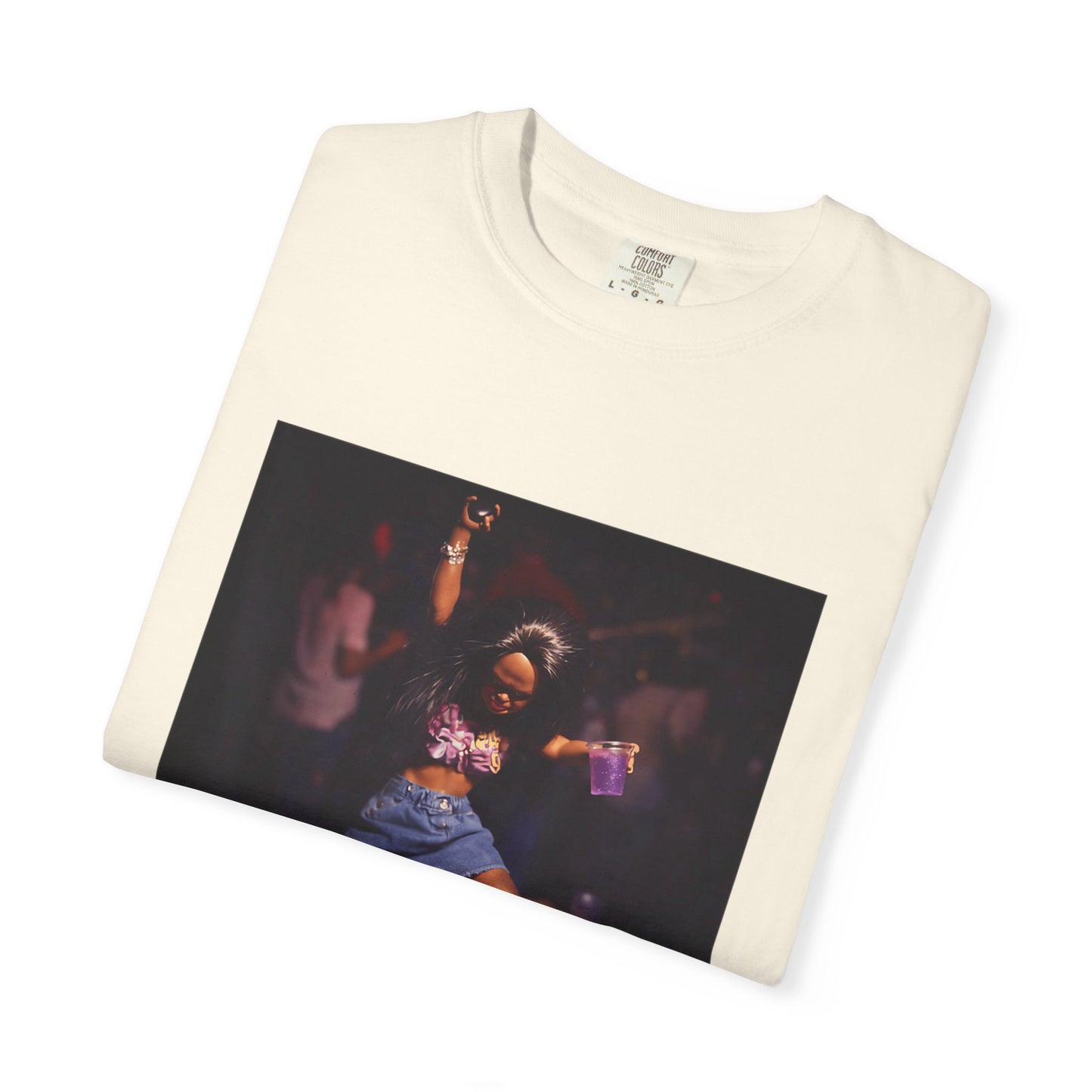 T-Shirt — Vintage Dance Floor Photo Tee (Party Night Print)