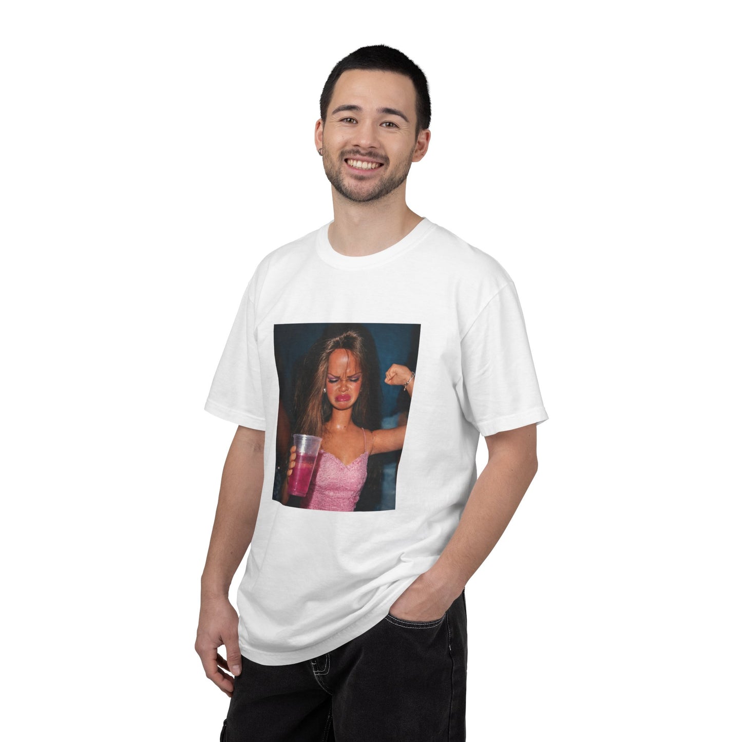 Graphic T-Shirt — Party Vibes Photo Print Tee